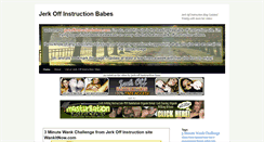 Desktop Screenshot of jerkoffinstructionbabes.com
